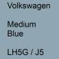 Preview: Volkswagen, Medium Blue, LH5G / J5.